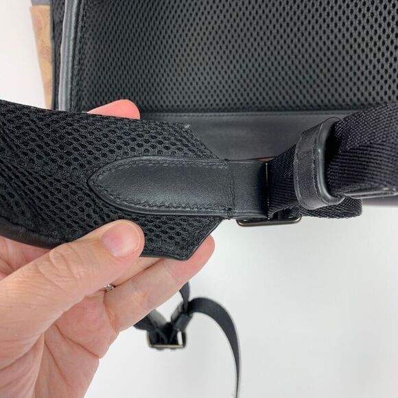 Coach Metropolitan Soft Backpack Brown Black Colorblock Signature Canvas Leather - Picture 9 of 11